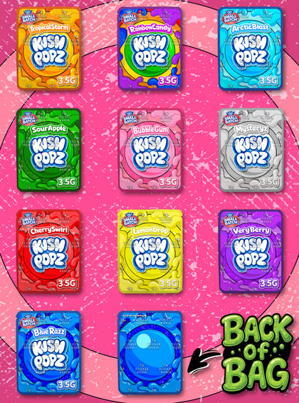 Kush Popz | 3.5G Sticker Bags