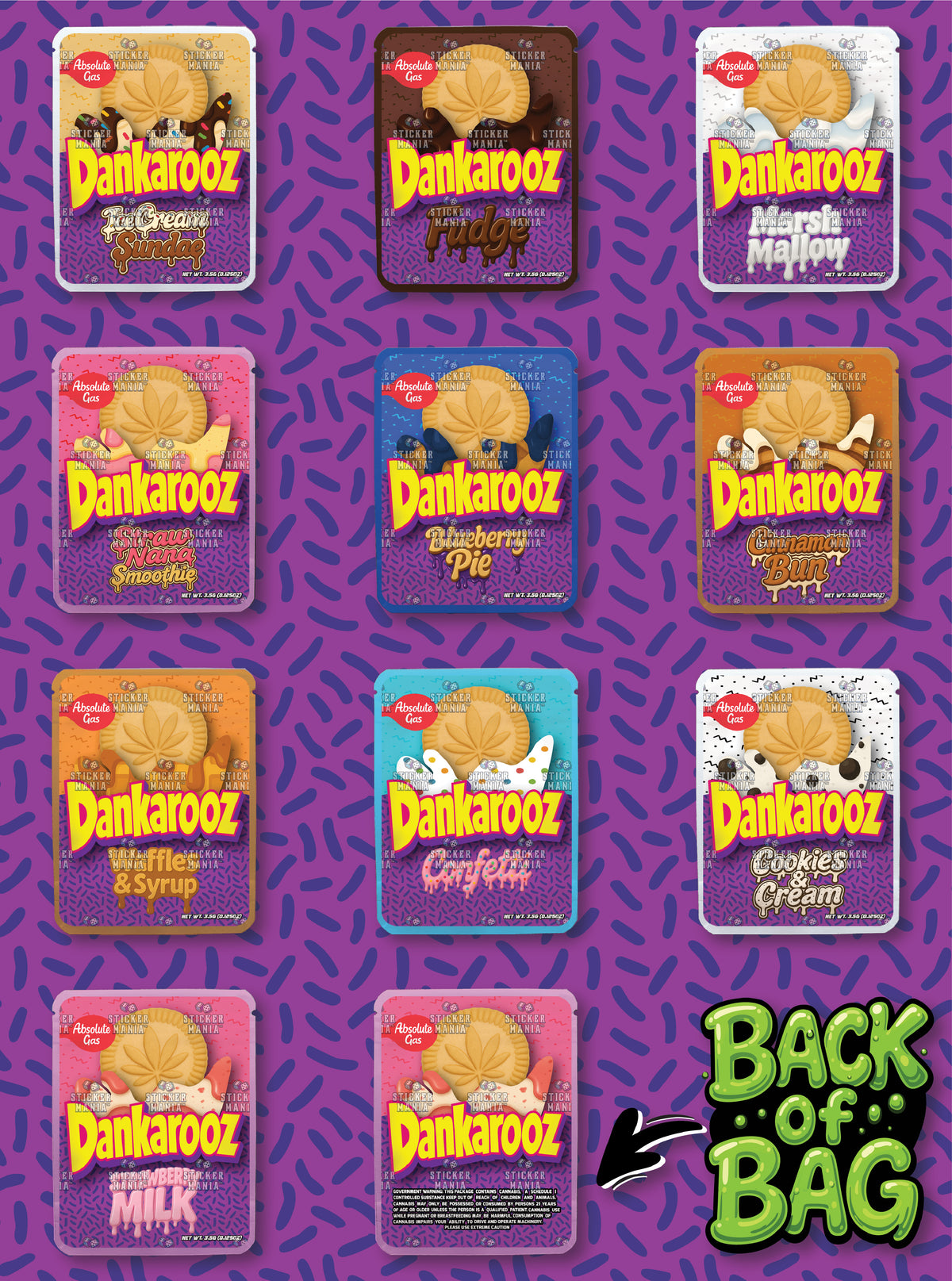 Dankarooz | 3.5G Sticker Bags
