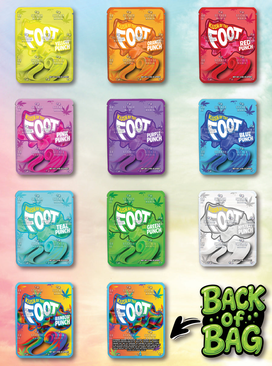 Kush By The Foot | 3.5G Sticker Bags
