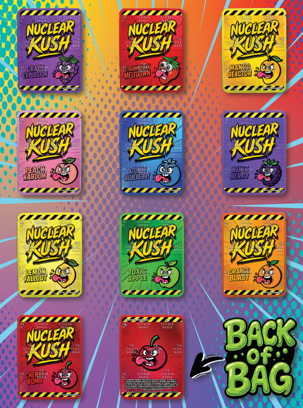 Nuclear Kush | 3.5G Sticker Bags