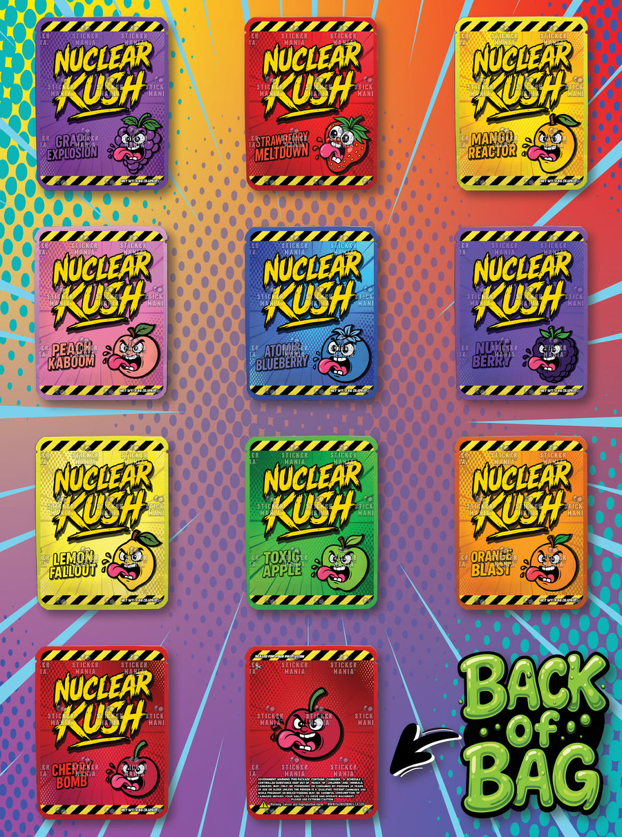 Nuclear Kush | 3.5G Sticker Bags