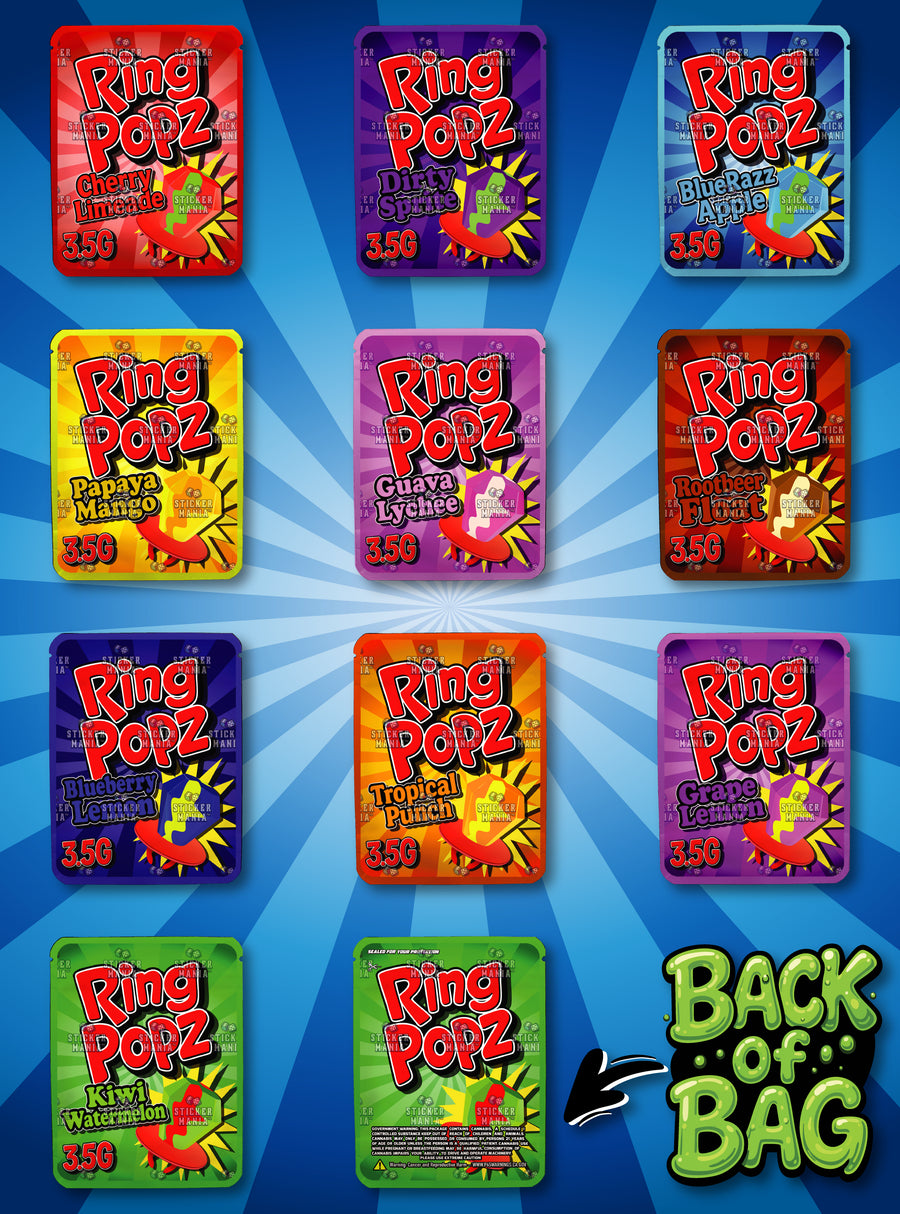 Ring Popz | 3.5G Sticker Bags