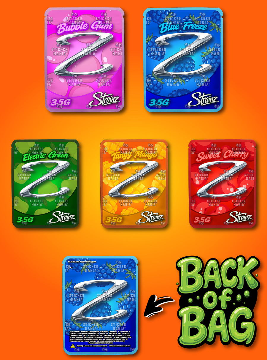 Strainz | 3.5G Sticker Bags