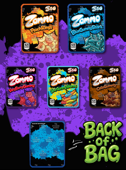 Zammo | 3.5G Sticker Bags