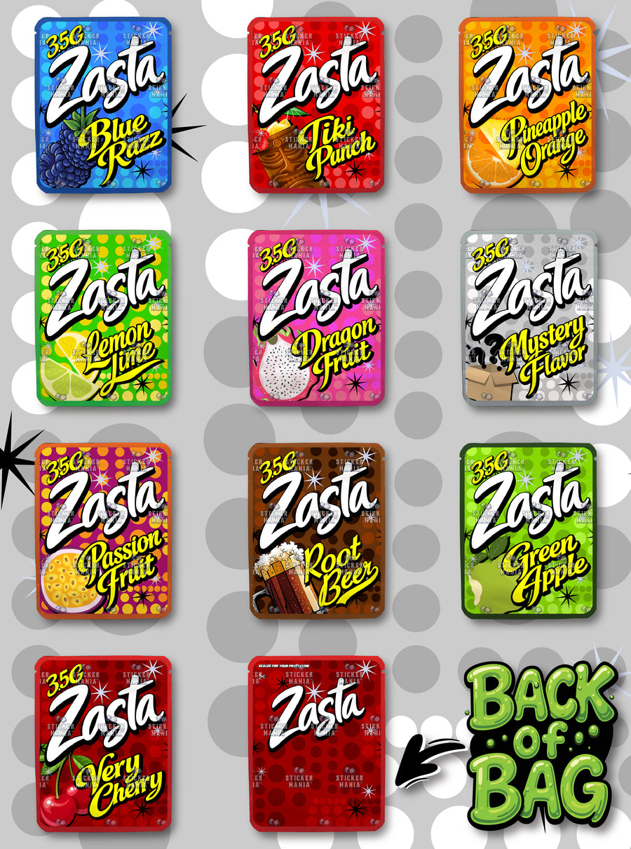 Zasta | 3.5G Sticker Bags