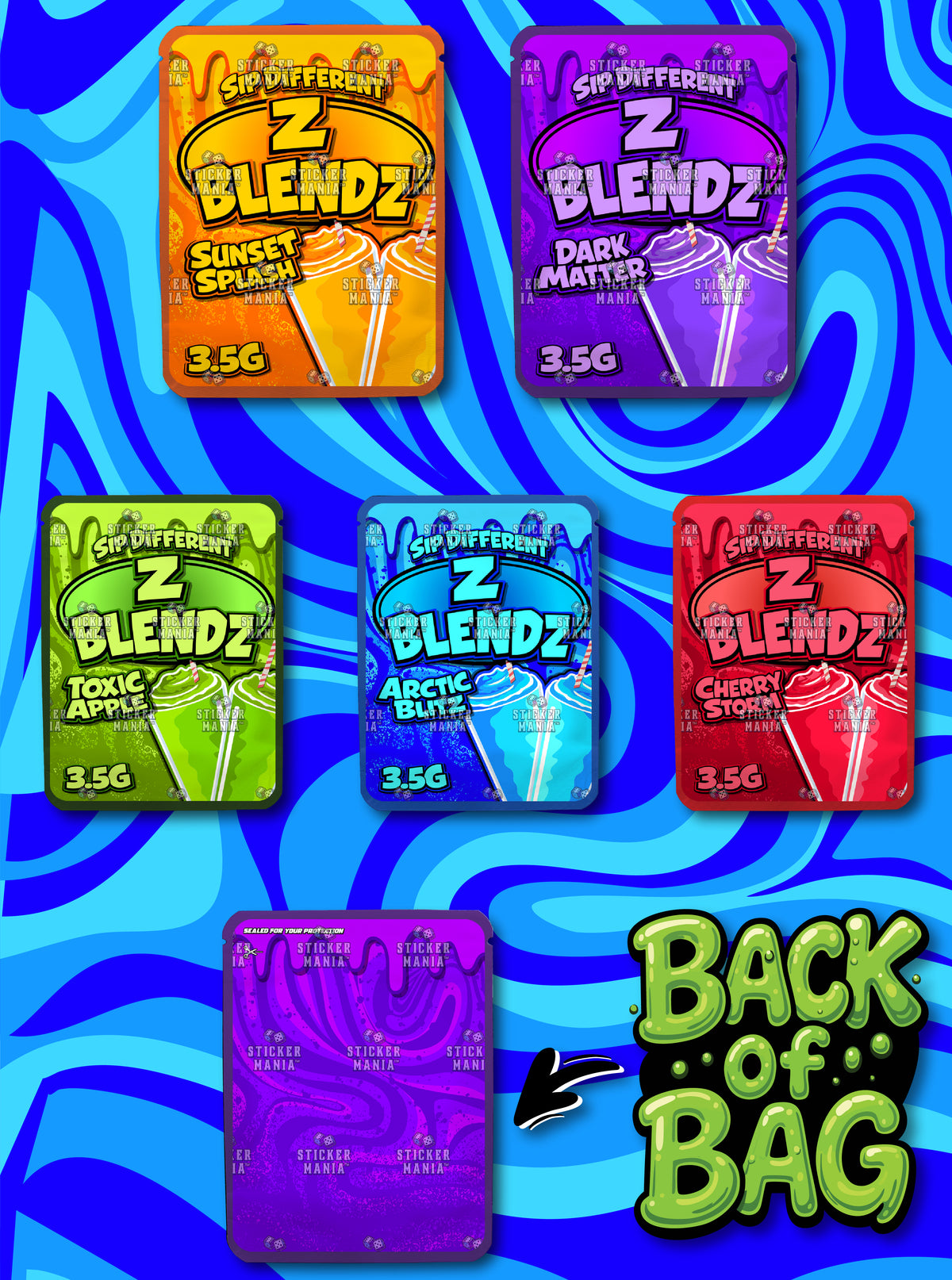 Z Blendz | 3.5G Sticker Bags