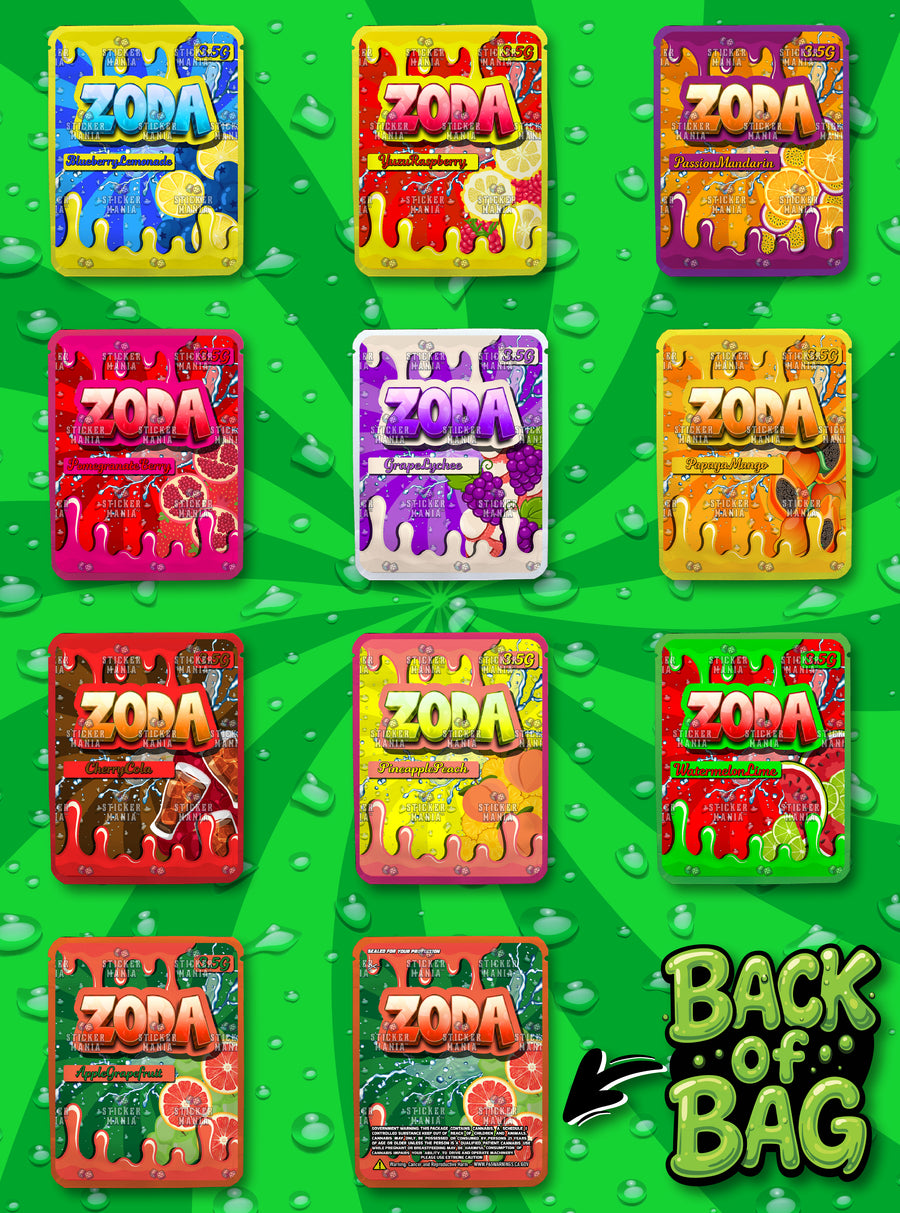 Zoda | 3.5G Sticker Bags