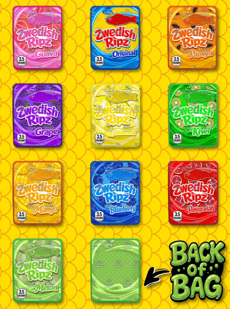 Zwedish Ripz | 3.5G Sticker Bags