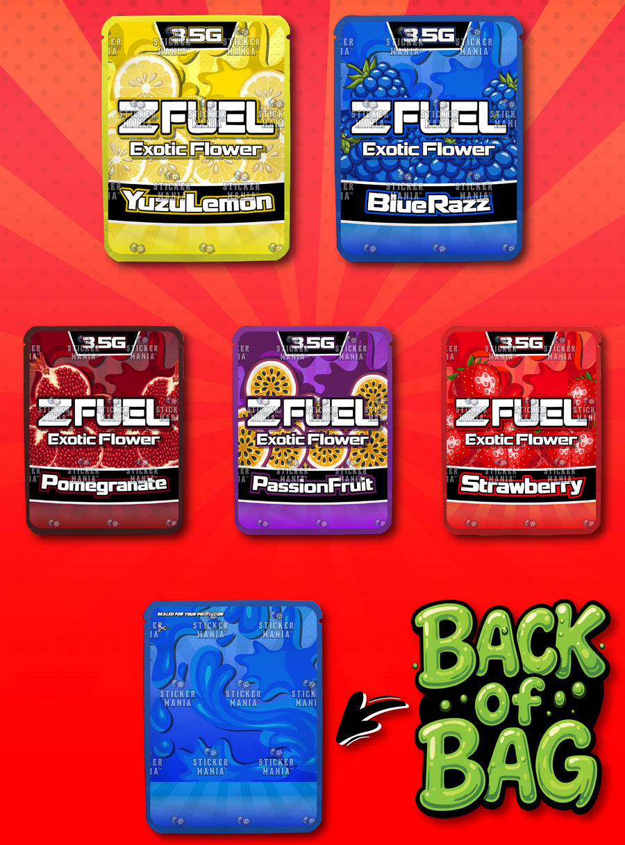 Z Fuel | 3.5G Sticker Bags