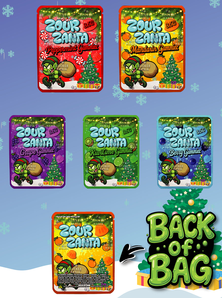 Zour Zanta | 3.5G Sticker Bags