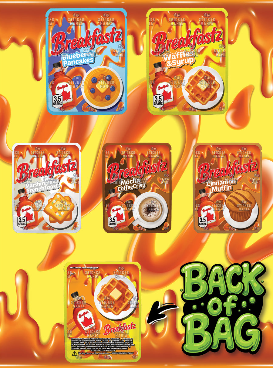 Breakfastz | 3.5G Sticker Bags