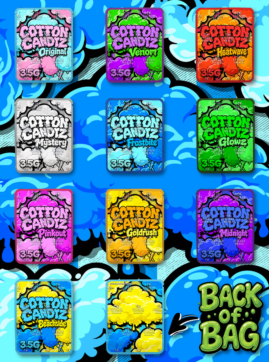 Cotton Candyz | 3.5G Sticker Bags
