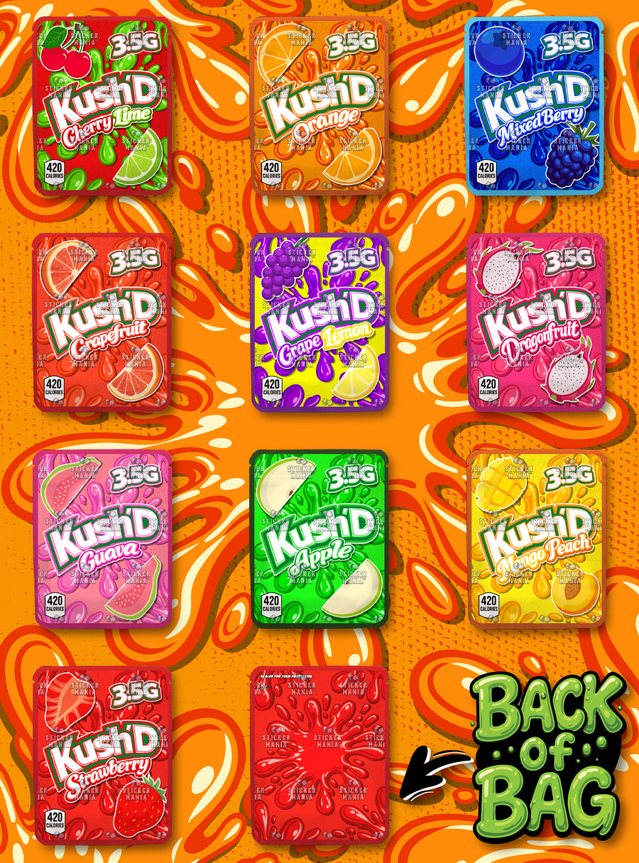 Kush'D | 3.5G Sticker Bags