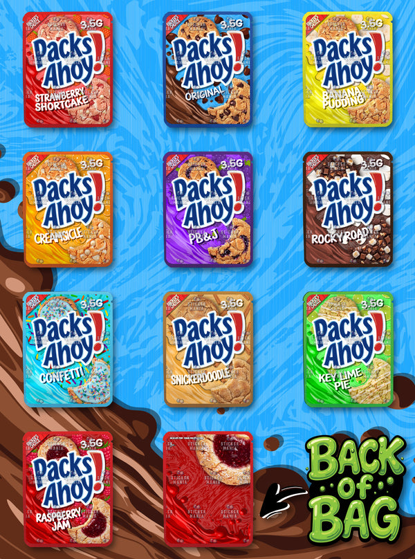 Packs Ahoy! | 3.5G Sticker Bags
