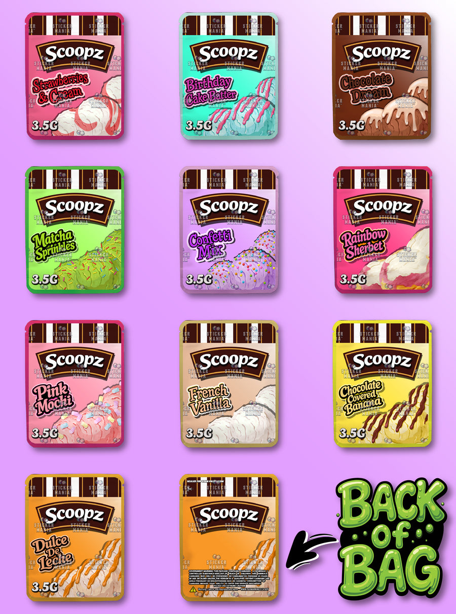 Scoopz | 3.5G Sticker Bags