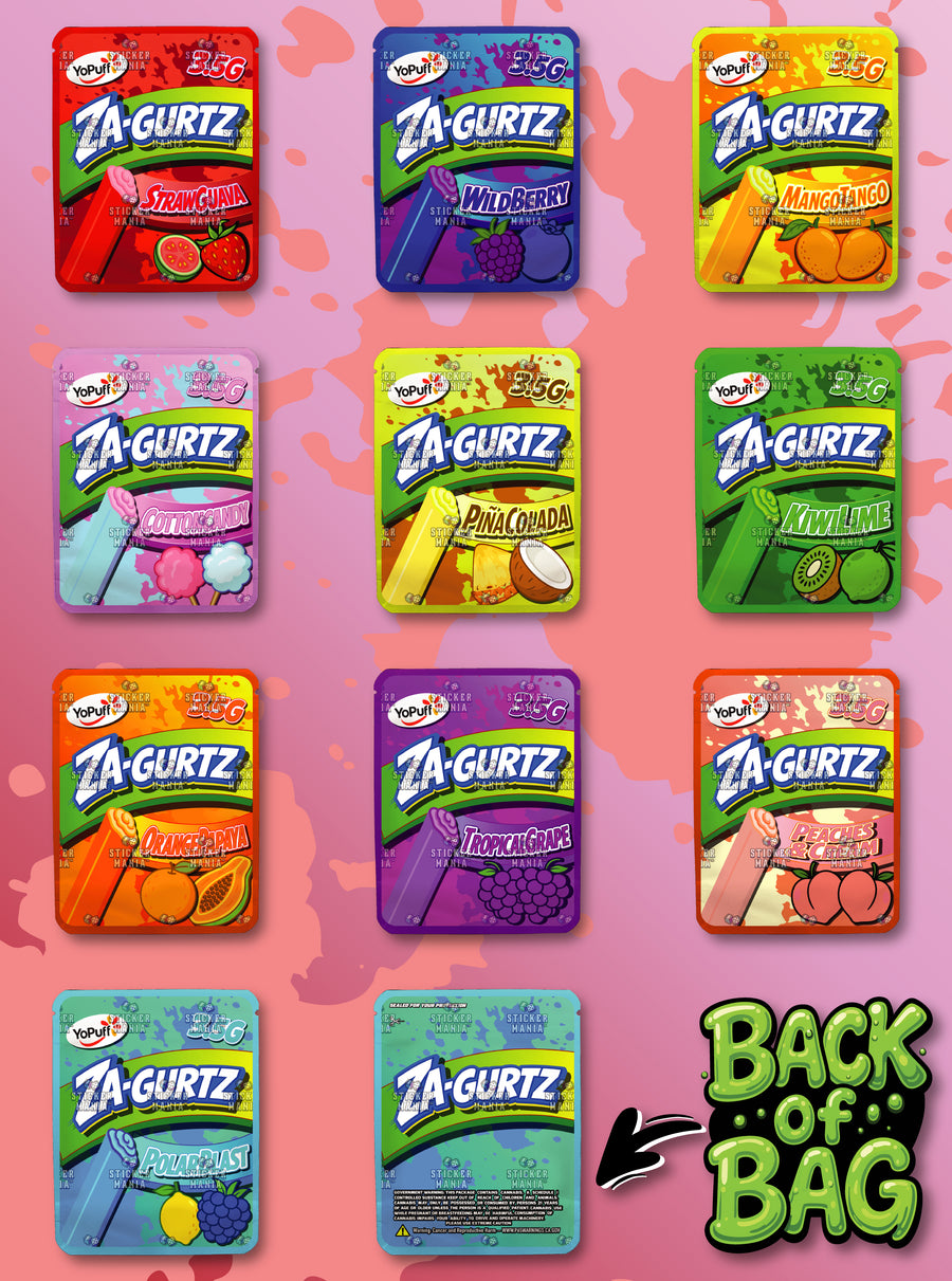 Za-gurtz | 3.5G Sticker Bags