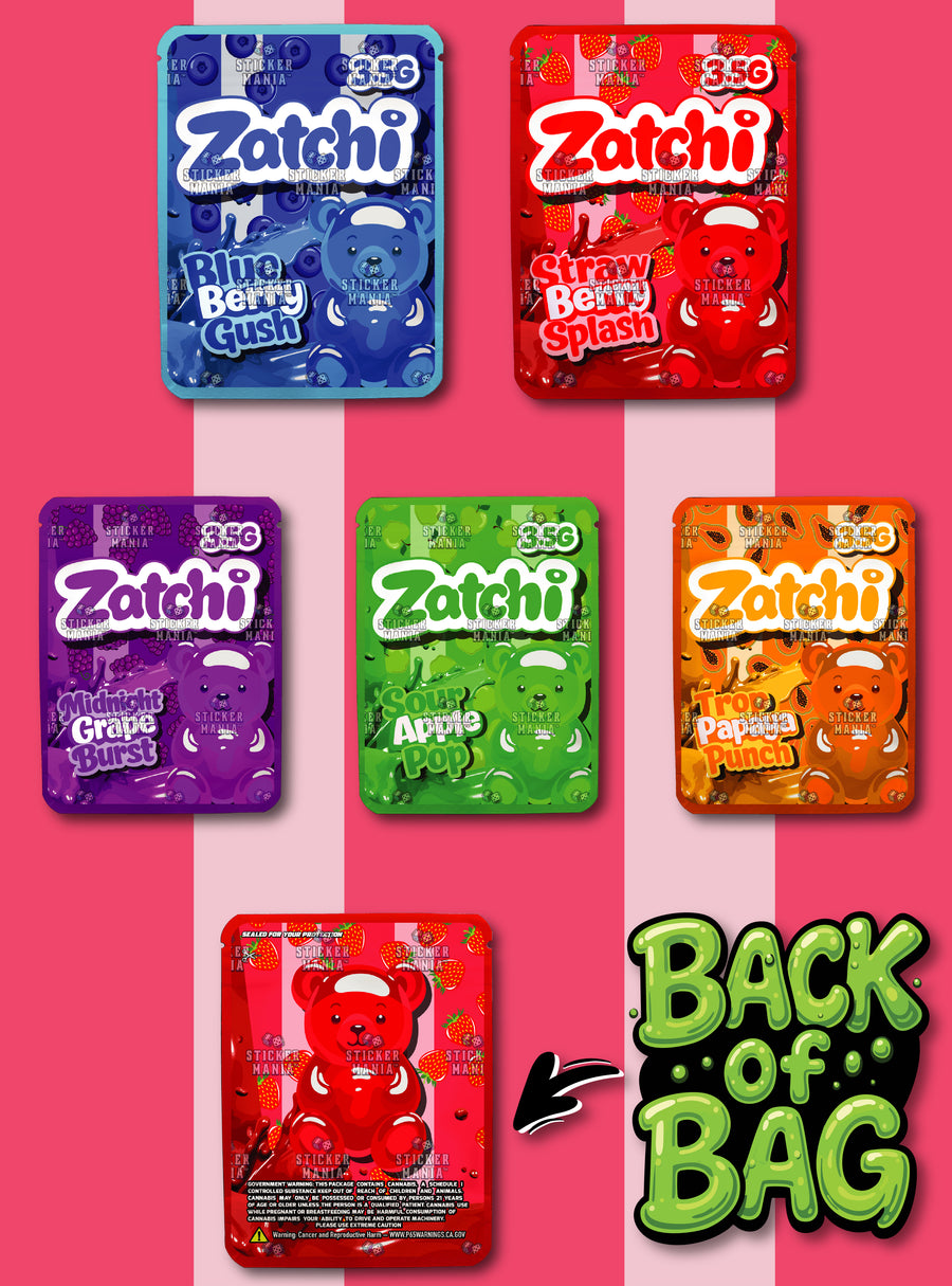 Zatchi | 3.5G Sticker Bags